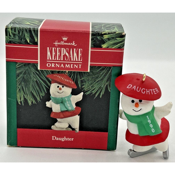 Hallmark Keepsake Ornament Daughter 1990 U111 - Picture 1 of 2